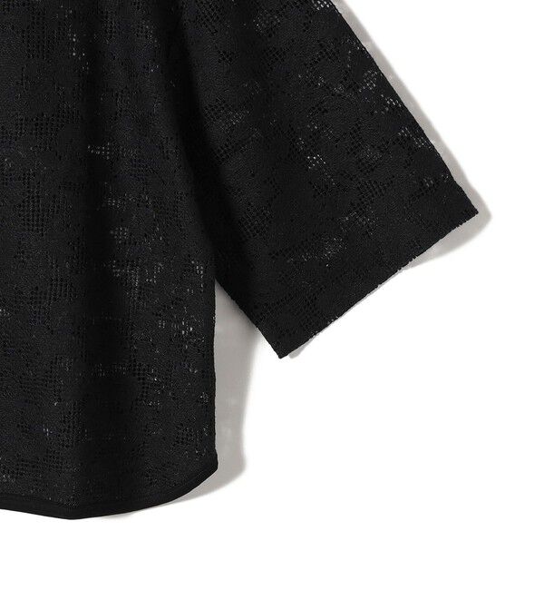 SHIPS for women「〈手洗い可能〉オーガニック コットン レース ショート スリーブ プルオーバー」|Tシャツ・カットソー|