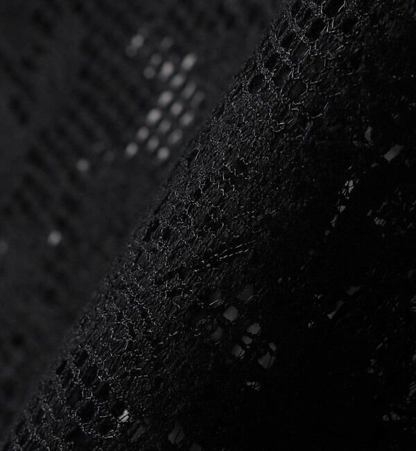 SHIPS for women「〈手洗い可能〉オーガニック コットン レース ショート スリーブ プルオーバー」|Tシャツ・カットソー|