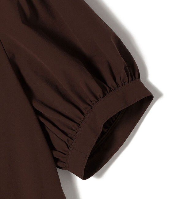 SHIPS for women「〈接触冷感 / 撥水加工〉TEX BRID(R)タフタ スキッパー 5分袖 ブラウス」|シャツ・ブラウス|