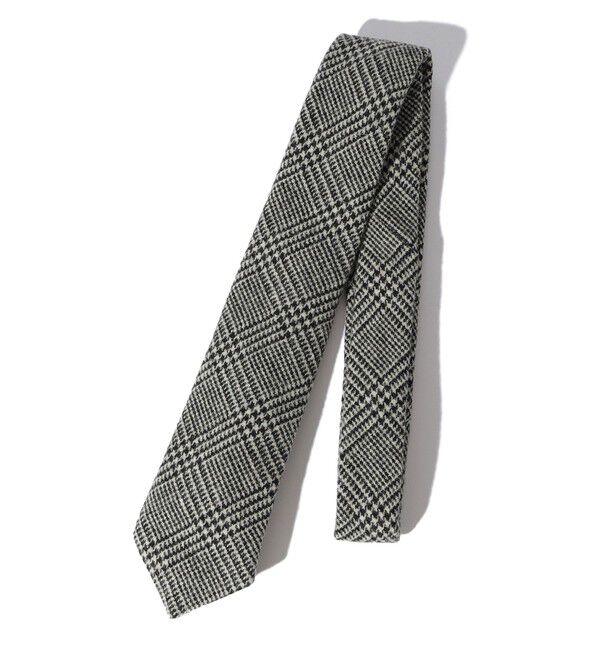 SHIPS「【SHIPS EXCLUSIVE】Southwick: BENTLEY CRAVATS チェック ウール タイ」|ネクタイ・蝶ネクタイ|グレー