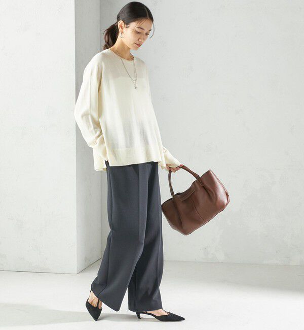 SHIPS for women「BEAURE: ヒネリ 金具付き バッグ」|トートバッグ|