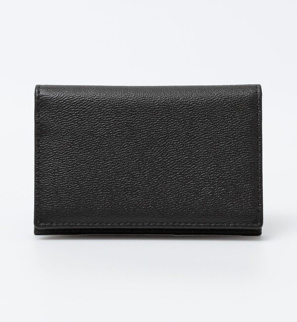 SHIPS「【SHIPS別注】ETTINGER: 50th ANNIV モロッコレザー カードケース」|財布|ブラック