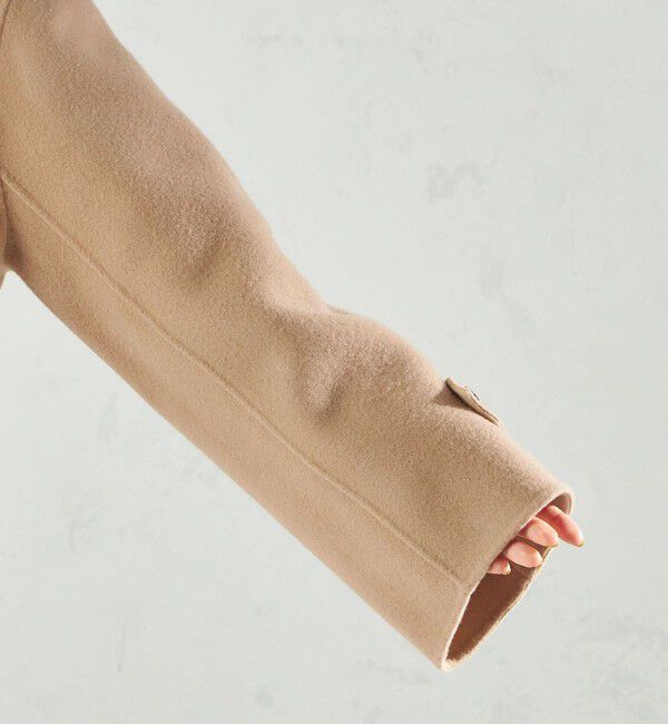 SHIPS for women「SUPER140 ダブル フェイス ショート コート」|ピーコート|