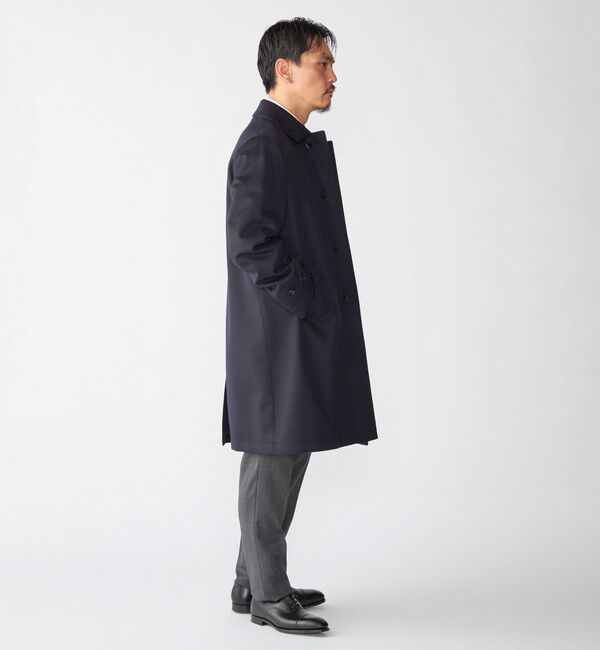 SHIPS「SHIPS: ネイビー ウール ビーバー ステンカラー コート」|ステンカラーコート|