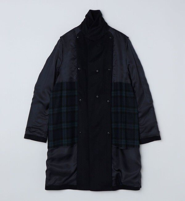 SHIPS「SHIPS: ネイビー ウール ビーバー ステンカラー コート」|ステンカラーコート|