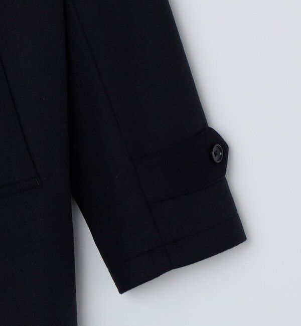 SHIPS「SHIPS: ネイビー ウール ビーバー ステンカラー コート」|ステンカラーコート|