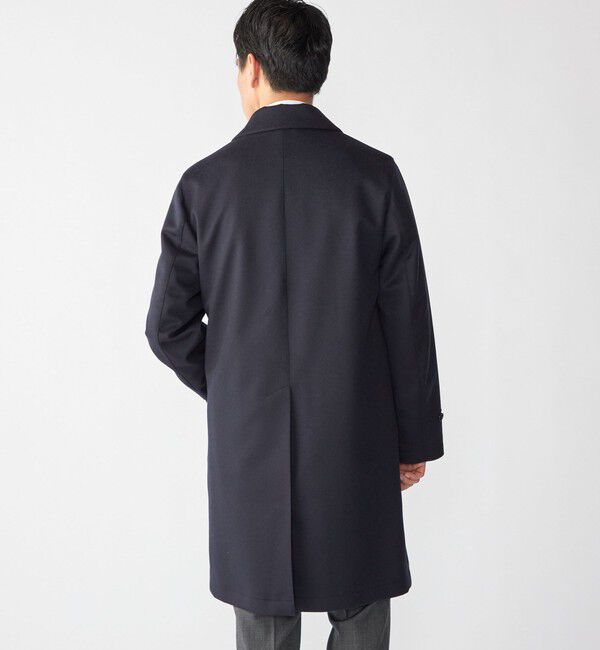 SHIPS「SHIPS: ネイビー ウール ビーバー ステンカラー コート」|ステンカラーコート|