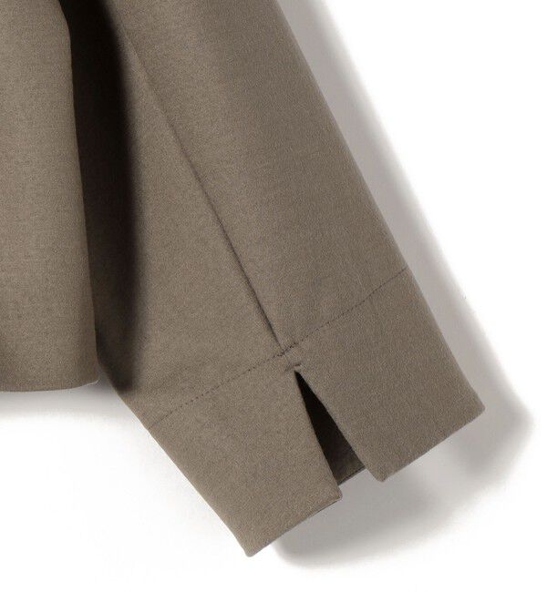 SHIPS for women「SHIPS Primary Navy Label:〈手洗い可能〉ウール ジャージー ノーカラー ジャケット」|ノーカラージャケット|