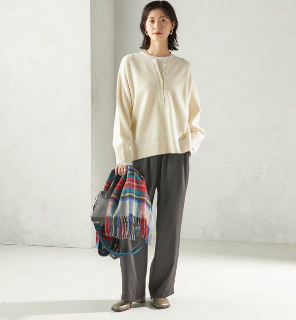 SHIPS for women「〈手洗い可能〉サテン ドロスト パンツ」|その他|