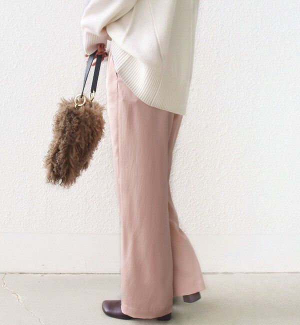 SHIPS for women「〈手洗い可能〉サテン ドロスト パンツ」|その他|