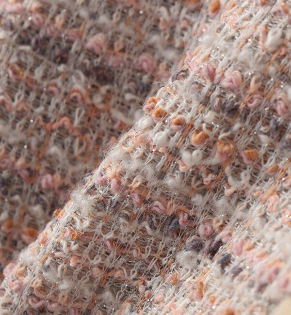 SHIPS Colors 「SHIPS Colors:120～130cm / オケージョン ツイード ジャケット」|ノーカラージャケット|