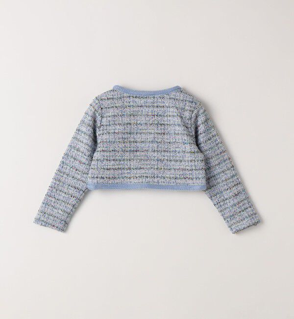 SHIPS Colors 「SHIPS Colors:120～130cm / オケージョン ツイード ジャケット」|ノーカラージャケット|