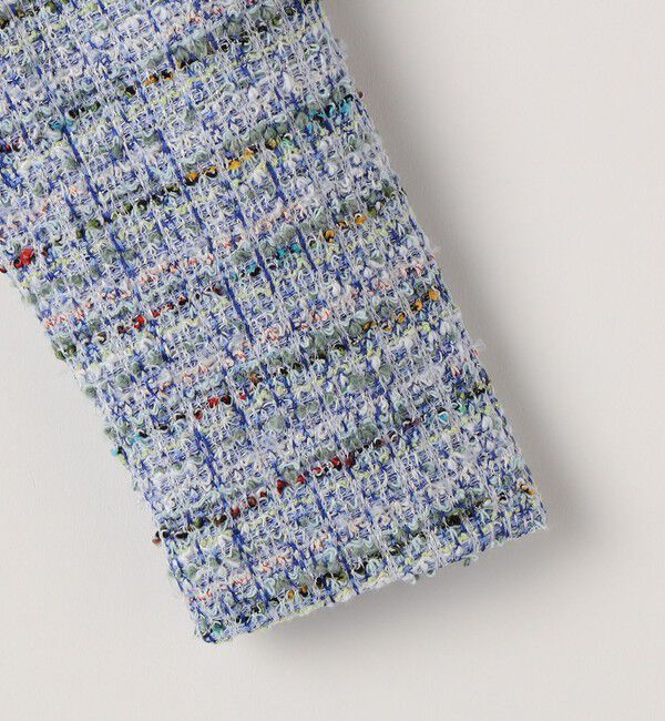 SHIPS Colors 「SHIPS Colors:120～130cm / オケージョン ツイード ジャケット」|ノーカラージャケット|