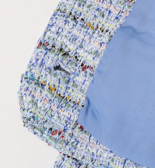 SHIPS Colors 「SHIPS Colors:120～130cm / オケージョン ツイード ジャケット」|ノーカラージャケット|