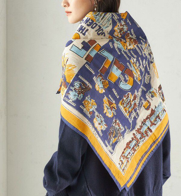 SHIPS for women「BINDU: スカーフ 100&times;100」|バンダナ・スカーフ|