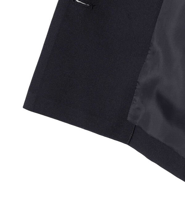 SHIPS Colors 「SHIPS Colors:〈手洗い可能〉ポリエステル/リネン スラブ ノーカラー ジャケット◇」|ノーカラージャケット|