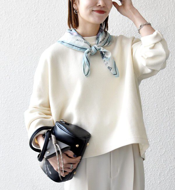 SHIPS any「SHIPS any:〈手洗い可能〉サカリバ ラウンド ヘム ルーズ プルオーバー」|Tシャツ・カットソー|