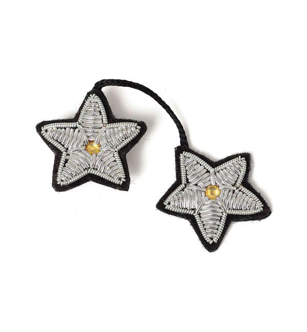 SHIPS for women「ANATHA:刺繍 ブローチ（モチーフ MIX 2）」|ブローチ・コサージュ|ホワイト