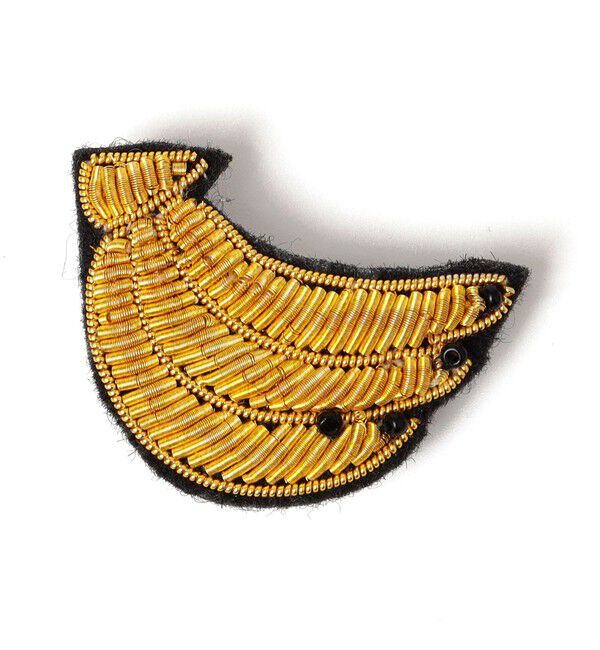 SHIPS for women「ANATHA:刺繍 ブローチ（モチーフ MIX）」|ブローチ・コサージュ|サンドベージュ