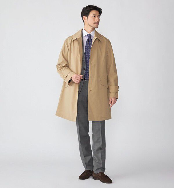 SHIPS「MACKINTOSH: HUMBIE SL ライト ウェイト ステンカラー コート」|ステンカラーコート|