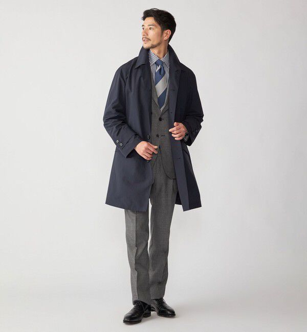 SHIPS「MACKINTOSH: HUMBIE SL ライト ウェイト ステンカラー コート」|ステンカラーコート|