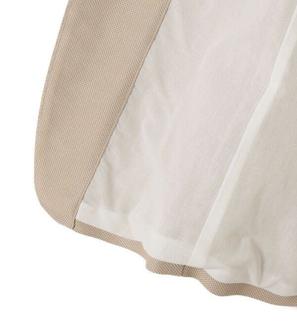 SHIPS for women「《予約》〈手洗い可能〉カラミ ノーラペル ジャケット」|ノーカラージャケット|