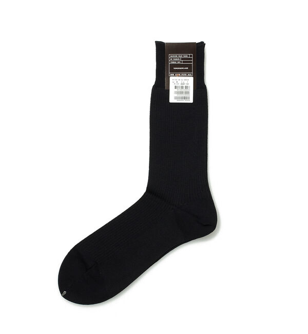 TOMORROWLAND GOODS「TOMORROWLAND コットンナイロン ストライプソックス」|ソックス|ネイビー