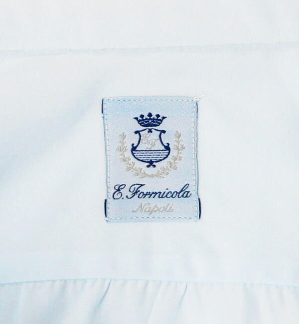 TOMORROWLAND BUYING WEAR「ERRICO FORMICOLA コットンサテン セミワイドカラー ドレスシャツ」|シャツ・ブラウス|