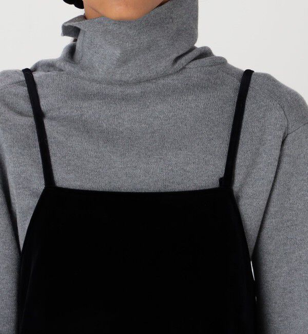 CABaN「ソフトべロア ストラップワンピース」|ワンピース|