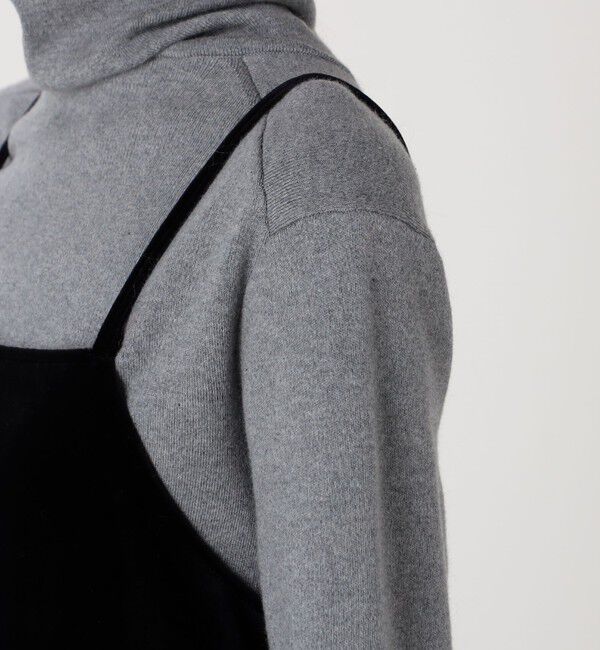 CABaN「ソフトべロア ストラップワンピース」|ワンピース|