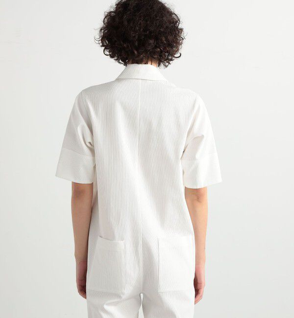 BACCA「コットンピケ ジップアップコンビネゾン」|ワンピース|