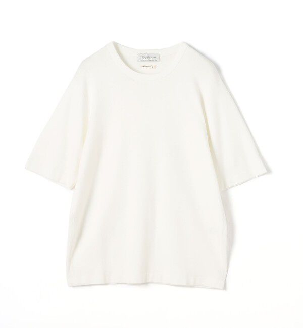 TOMORROWLAND MENS「TOMORROWLAND TRICOT シーアイランドコットン クルーネックプルオーバー」|ニット・セーター|11 ホワイト
