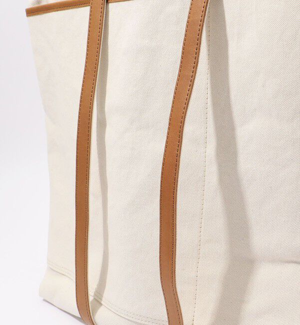 TOMORROWLAND GOODS「【別注】AMIACALVA レザーハンドルキャンバストート」|トートバッグ|