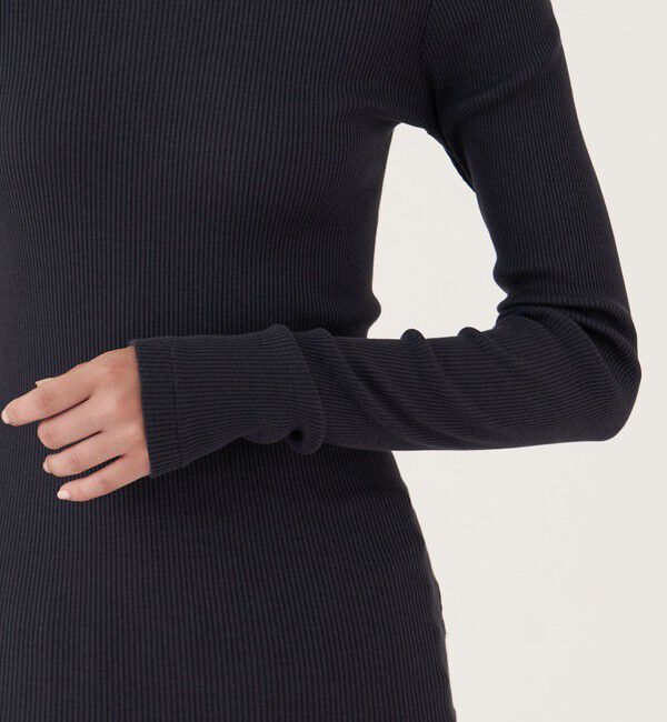 DES PRES「シルクコットンリブ ラウンドネックプルオーバー」|Tシャツ・カットソー|