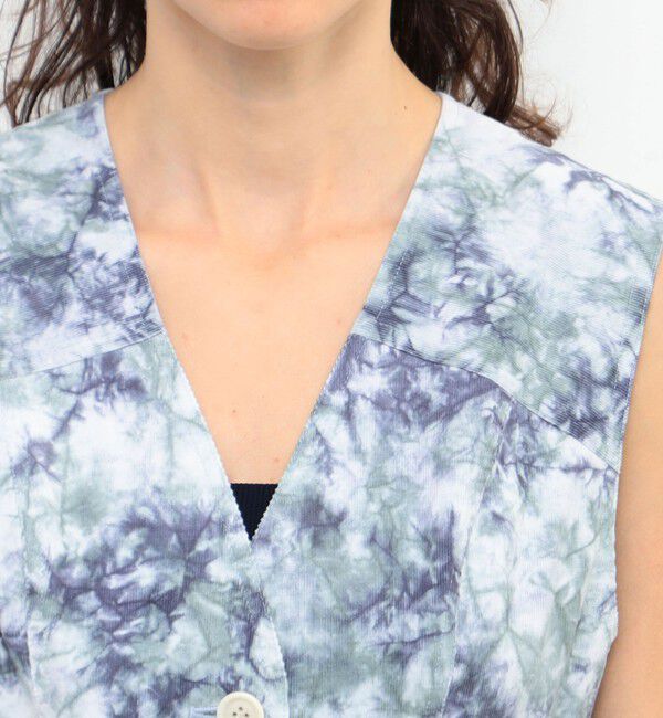 BACCA「メランジェコーデュロイ タイダイワンピース」|ワンピース|