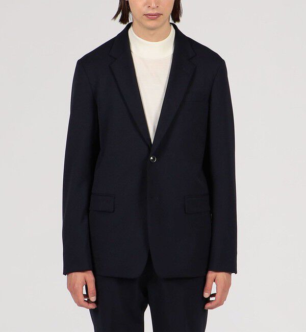 TOMORROWLAND MENS「ウールポリエステルギャバジン シングルブレステッド2Bジャケット」|テーラードジャケット|