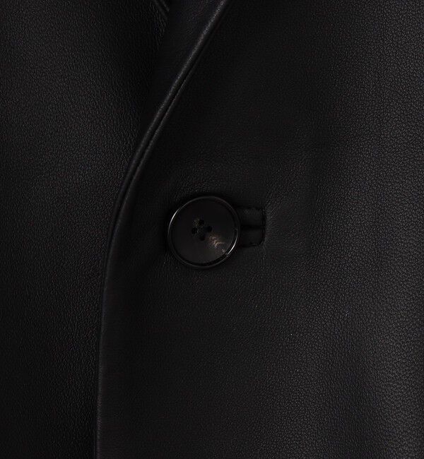TOMORROWLAND MENS「ラムレザー シングルブレステッド2Bジャケット」|テーラードジャケット|