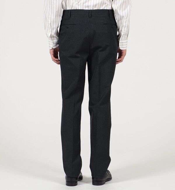 TOMORROWLAND MENS「ウールコットンツイル 2プリーツスラックス」|スラックス|