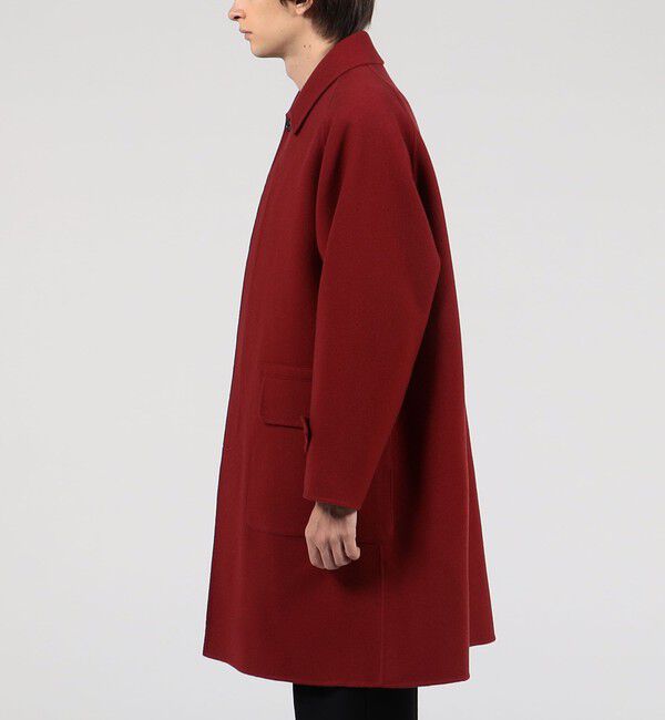 TOMORROWLAND MENS「Super170'sウール リバーメルトン ステンカラーコート」|ステンカラーコート|