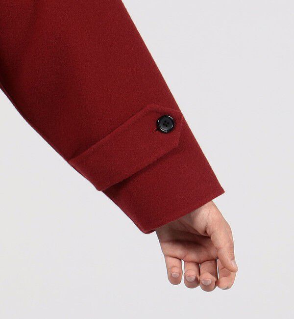 TOMORROWLAND MENS「Super170'sウール リバーメルトン ステンカラーコート」|ステンカラーコート|