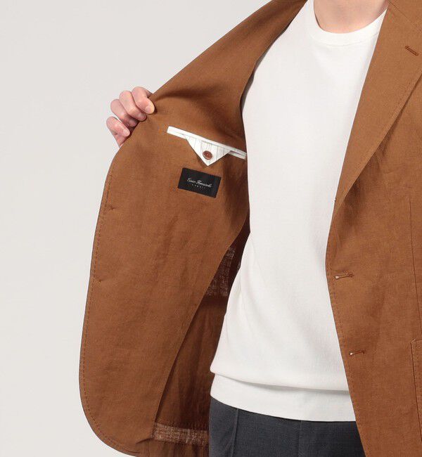 TOMORROWLAND BUYING WEAR「ERRICO FORMICOLA リネンシングル ブレステッド3Bジャケット」|テーラードジャケット|