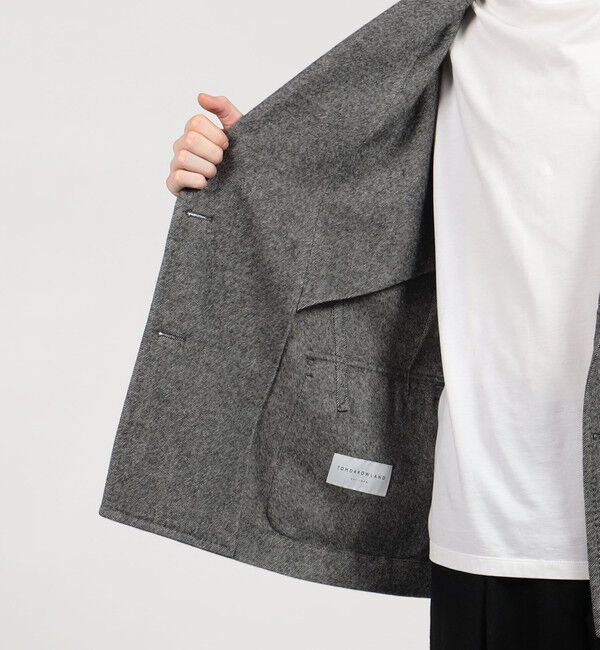 TOMORROWLAND MENS「タスマニアラムウール ダブルブレステッド6Bジャケット」|テーラードジャケット|