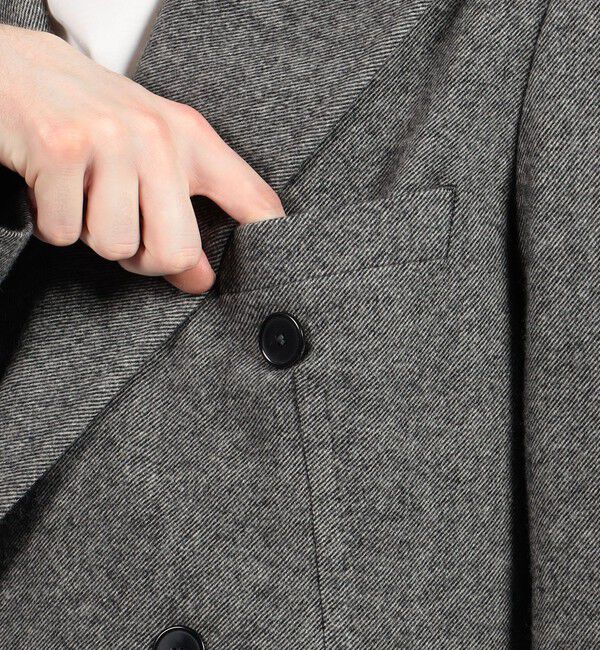 TOMORROWLAND MENS「タスマニアラムウール ダブルブレステッド6Bジャケット」|テーラードジャケット|