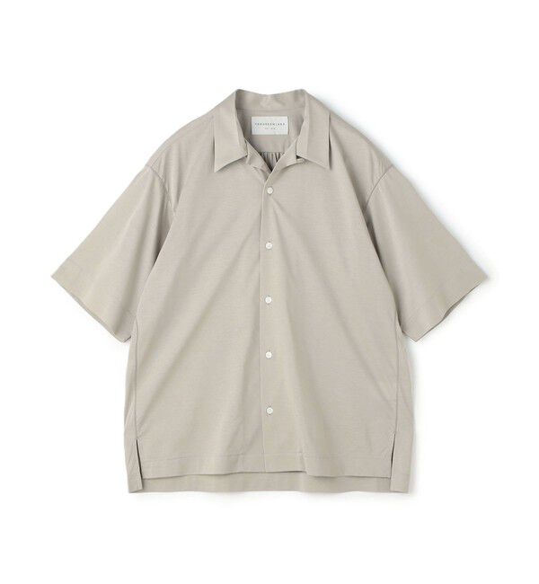 TOMORROWLAND MENS「コットンポリエステルジャージー オープンカラーシャツ」|シャツ・ブラウス|13 ライトグレー
