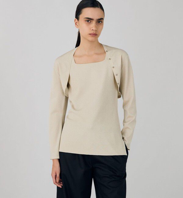 DES PRES「コンフォートレーヨンストレッチ ツインニット」|ニット・セーター|