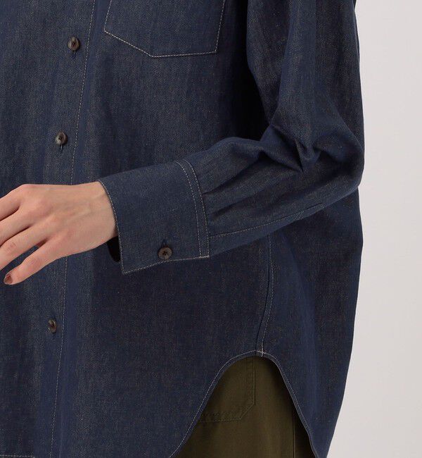 MACPHEE「リアクティブデニム レギュラーシャツ」|シャツ・ブラウス|