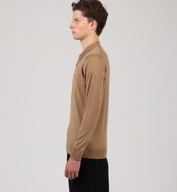 TOMORROWLAND BUYING WEAR「JOHN SMEDLEY 30G EASY FIT ウール ニットポロシャツ DORSET」|ニット・セーター|