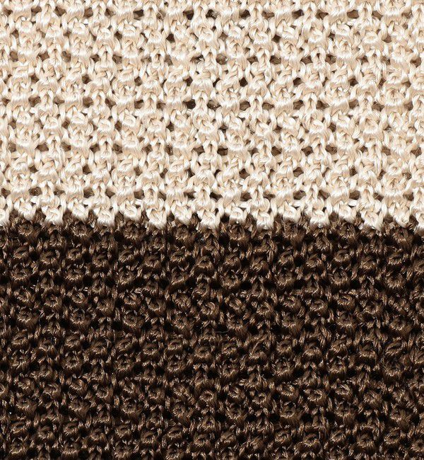 TOMORROWLAND GOODS「TOMORROWLAND シルク ボーダーニットタイ」|ネクタイ・蝶ネクタイ|