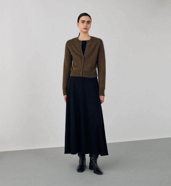 DES PRES「フォックスカシミヤ クルーネックカーディガン」|カーディガン|