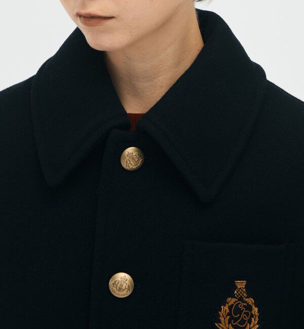 CABaN「WOOL KARSEY ショートジャケット」|ブルゾン・スタジャン|